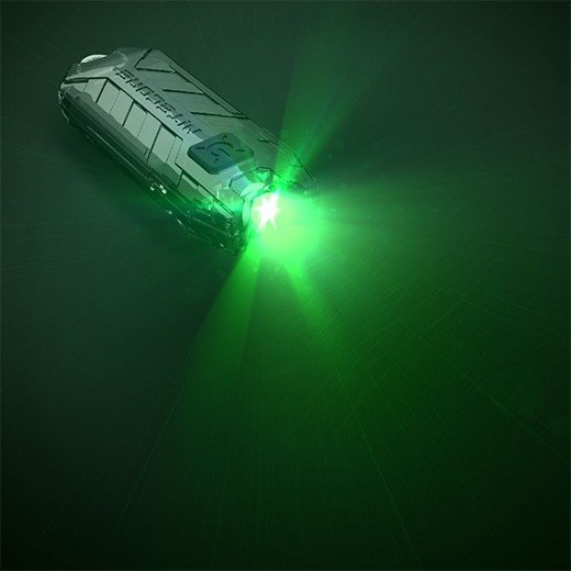Фонарь-наключник Nitecore TUBE GL, зеленый свет