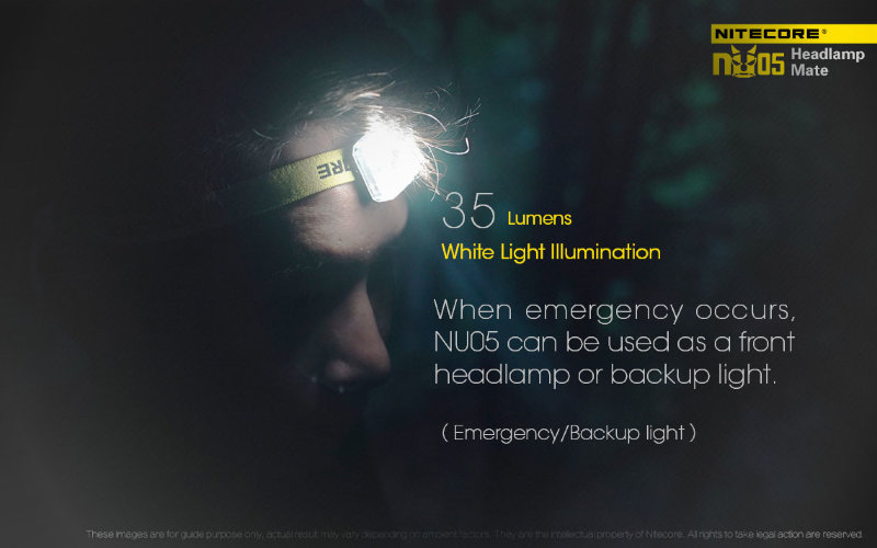 Налобный фонарь Nitecore NU05 Kit