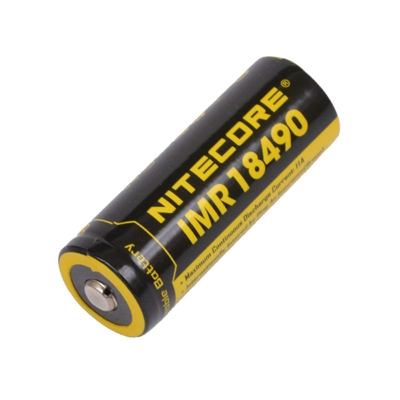 Аккумулятор Nitecore IMR 18490 3.7v 1100mAh, без защиты