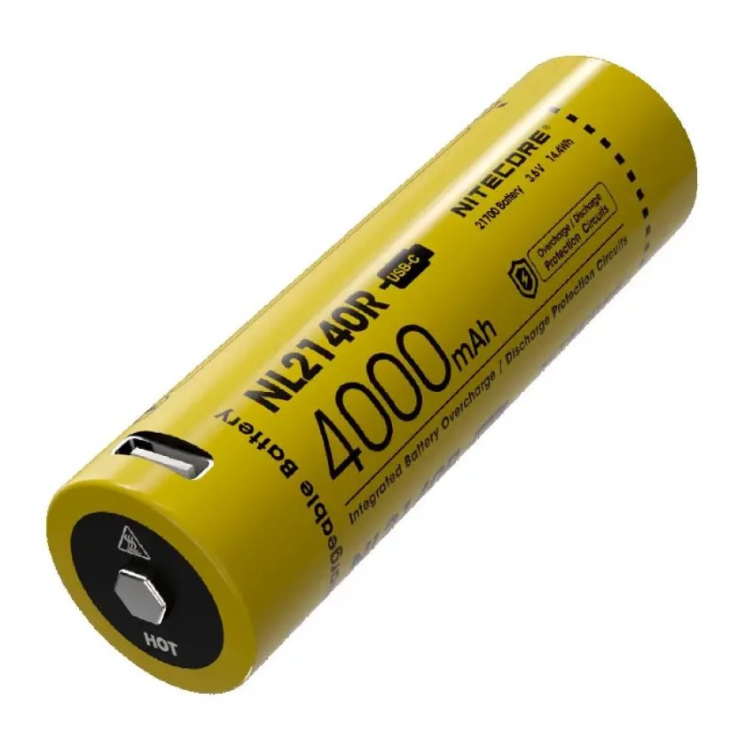 Аккумулятор Nitecore NL2140R 21700 Li-Ion 4000mAh USB